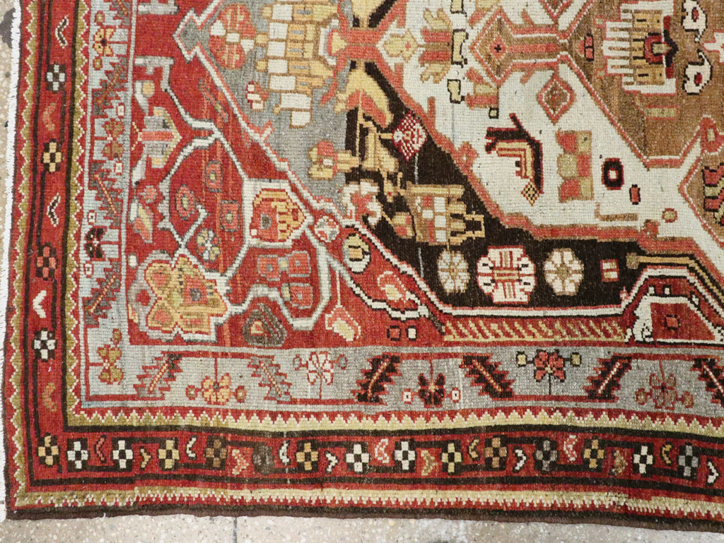 Antique Persian Malayer Runner, No.28805 - Gss
