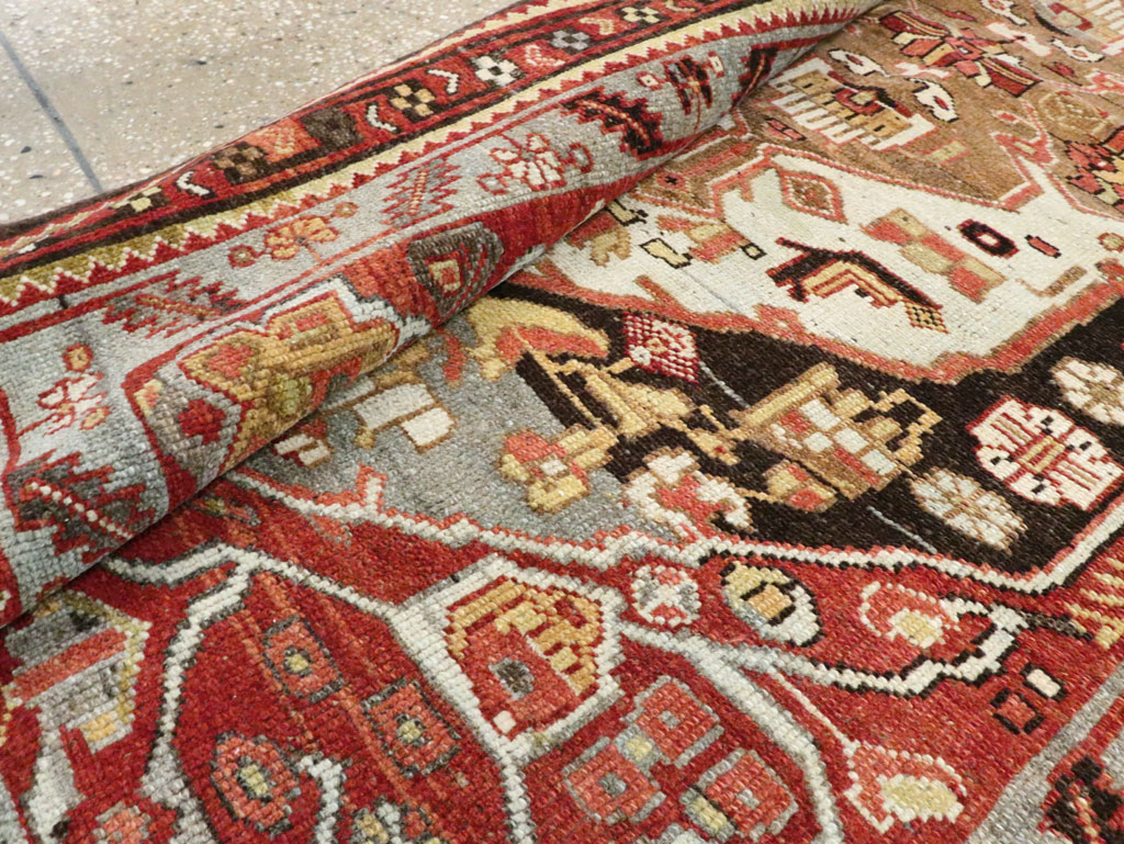 Antique Persian Malayer Runner, No.28805 - Gss