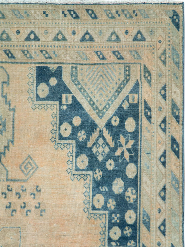 Vintage Persian Afshar Accent Rug, No.28806 - Gss