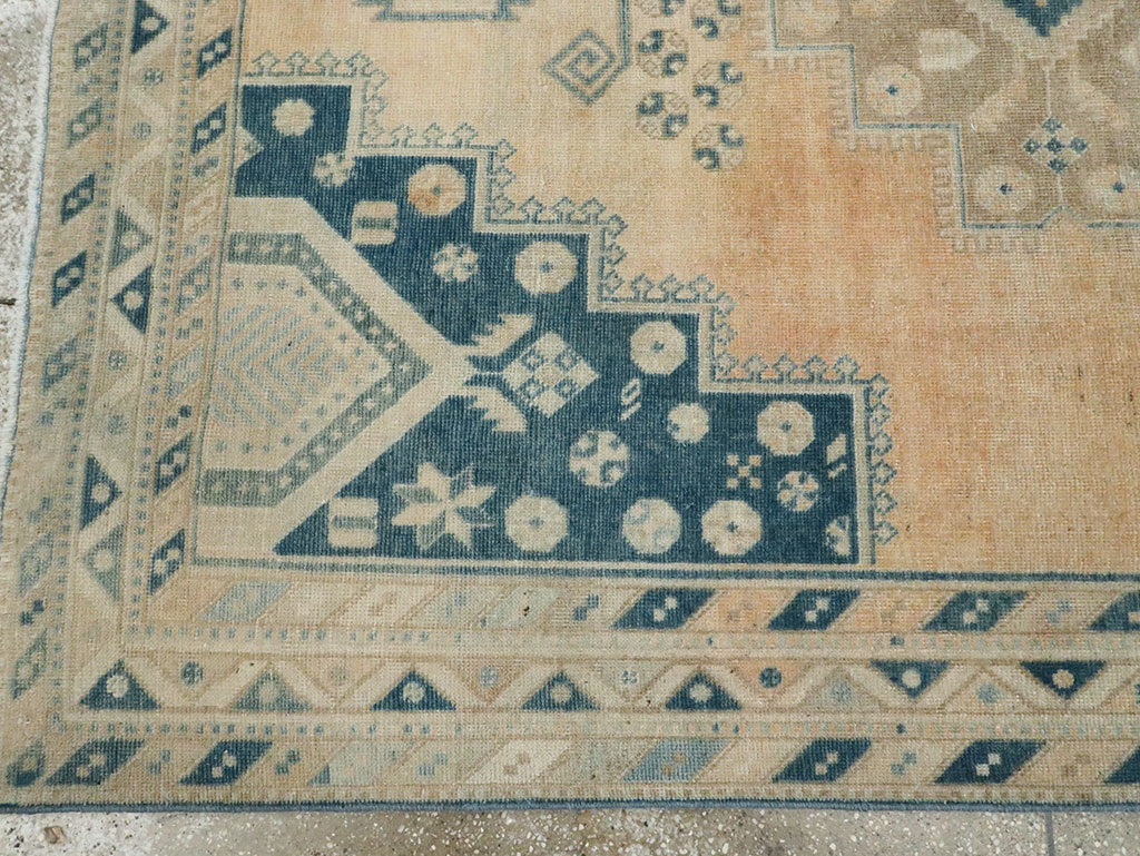 Vintage Persian Afshar Accent Rug, No.28806 - Gss