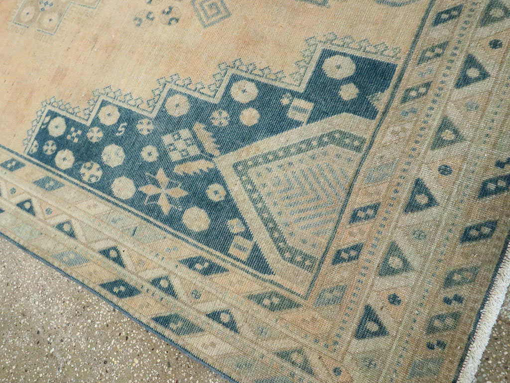 Vintage Persian Afshar Accent Rug, No.28806 - Gss