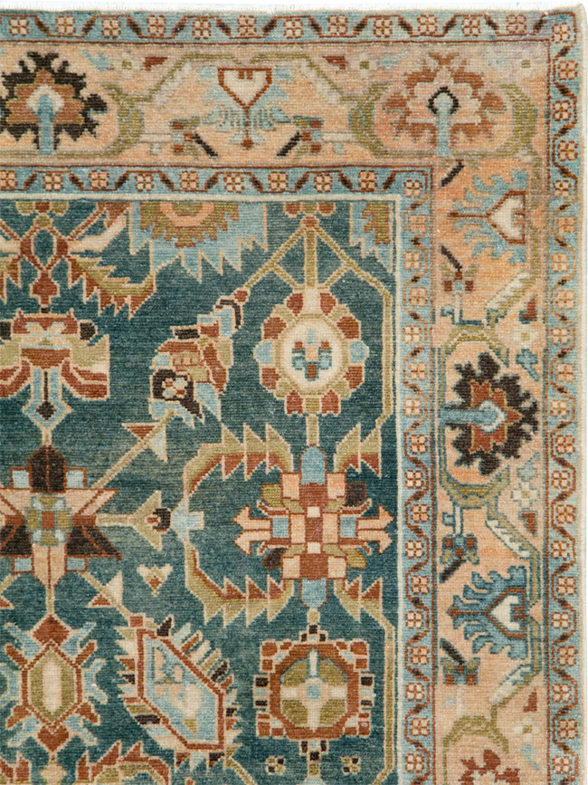 Vintage Persian Malayer Accent Rug, No.28807 - Gss