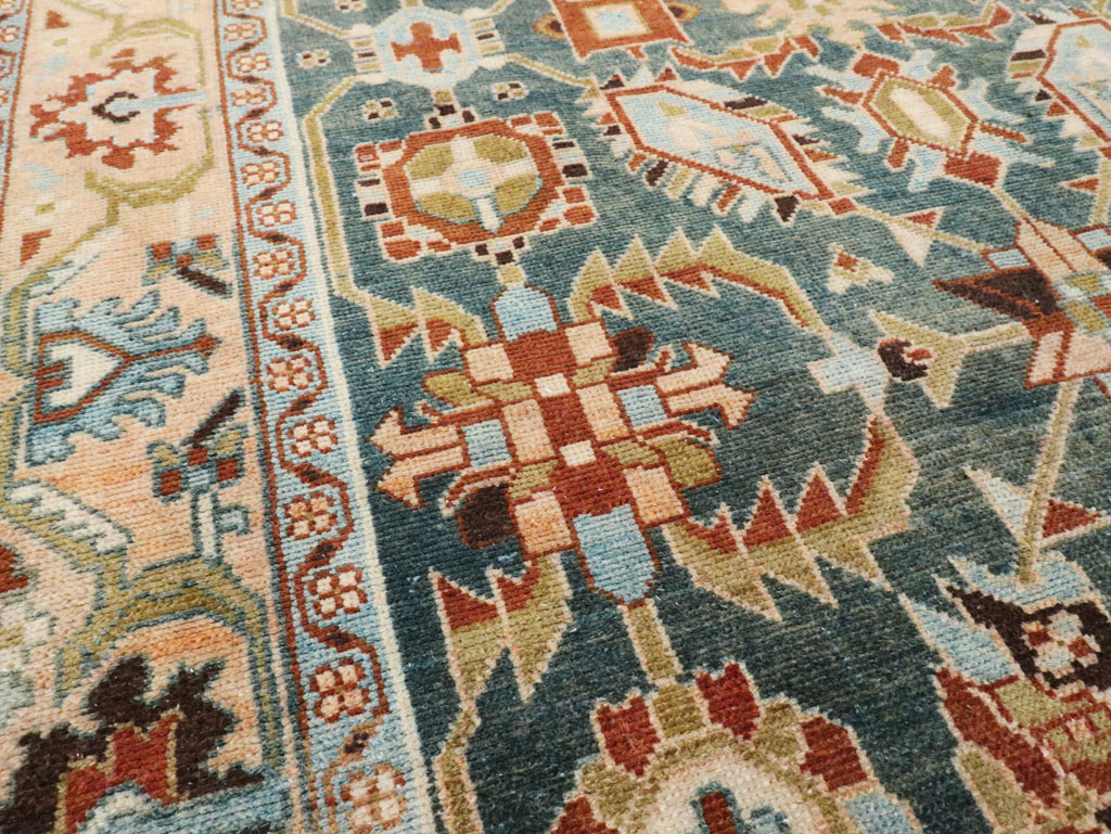 Vintage Persian Malayer Accent Rug, No.28807 - Gss