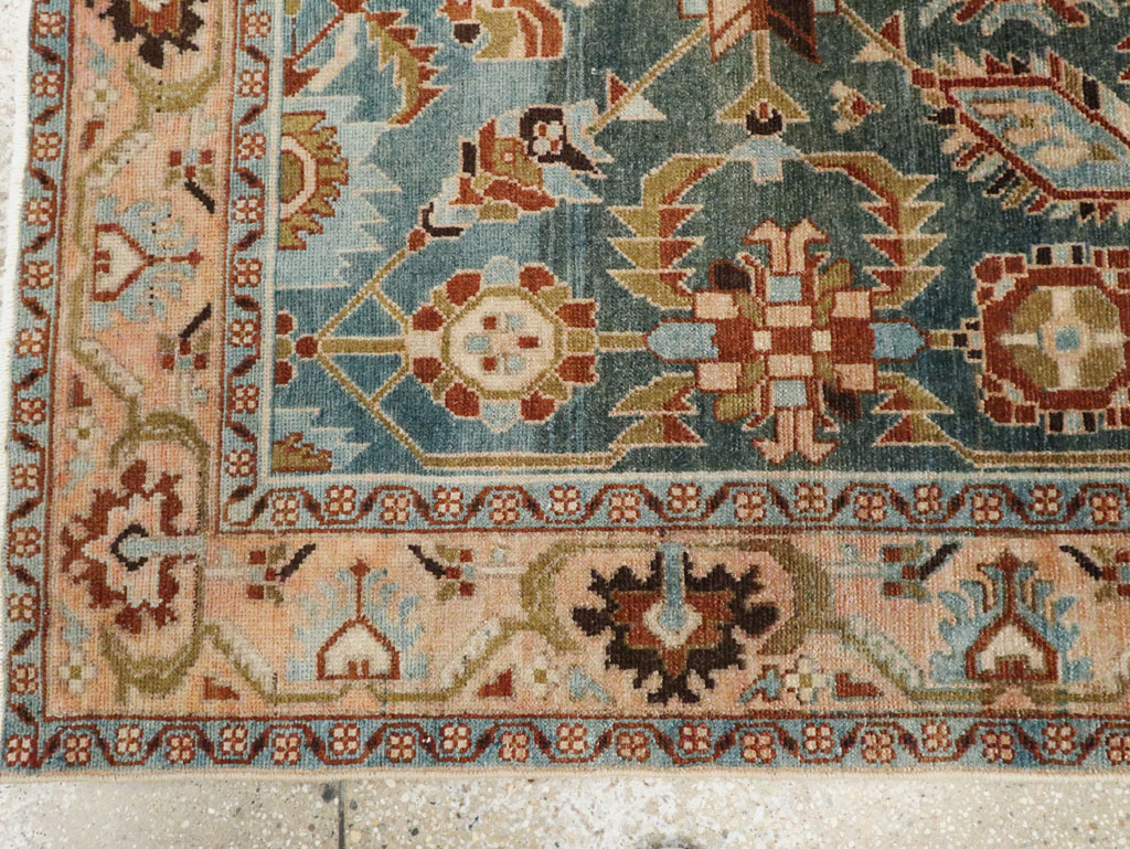 Vintage Persian Malayer Accent Rug, No.28807 - Gss