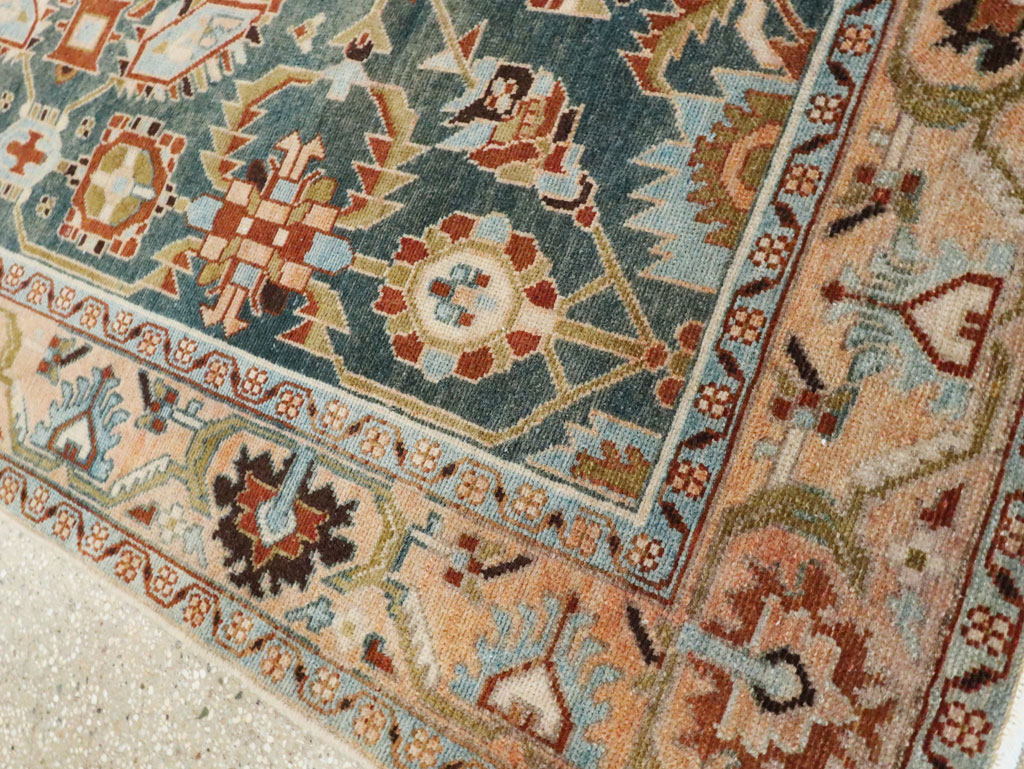 Vintage Persian Malayer Accent Rug, No.28807 - Gss