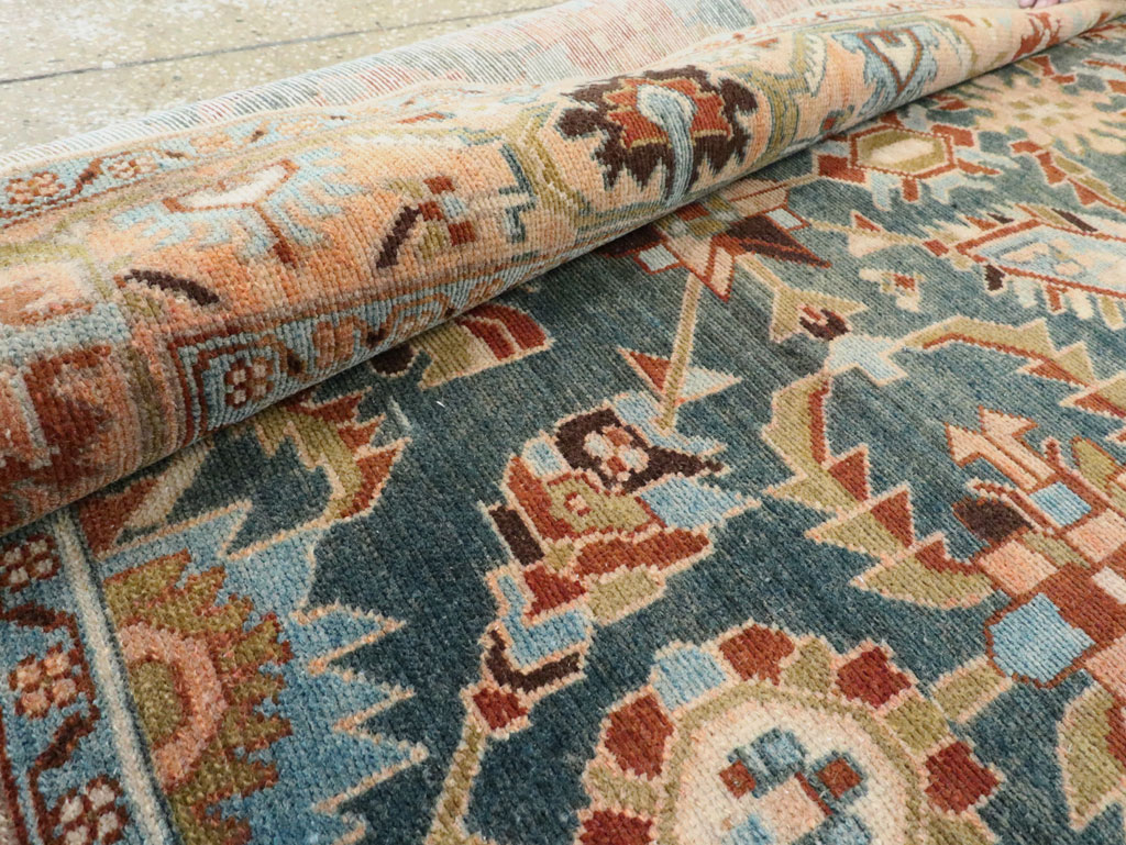 Vintage Persian Malayer Accent Rug, No.28807 - Gss