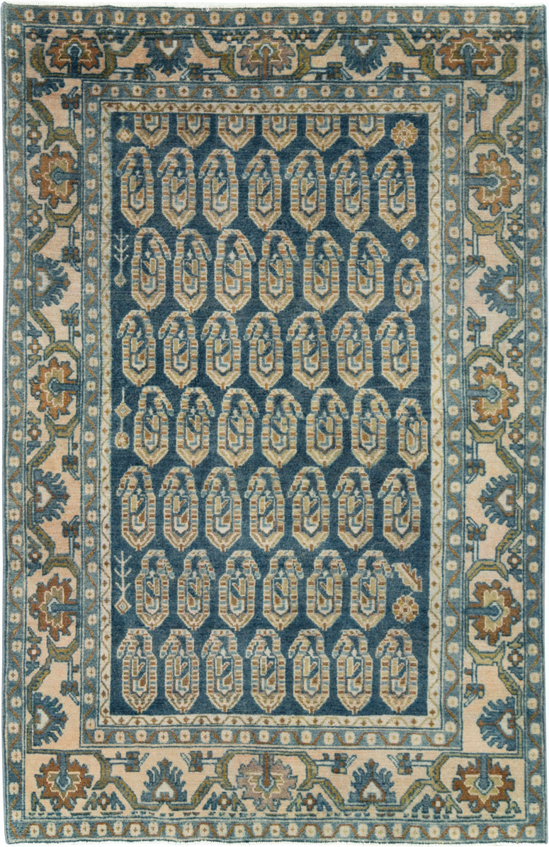 Vintage Persian Malayer Accent Rug, No.28808 - Gss