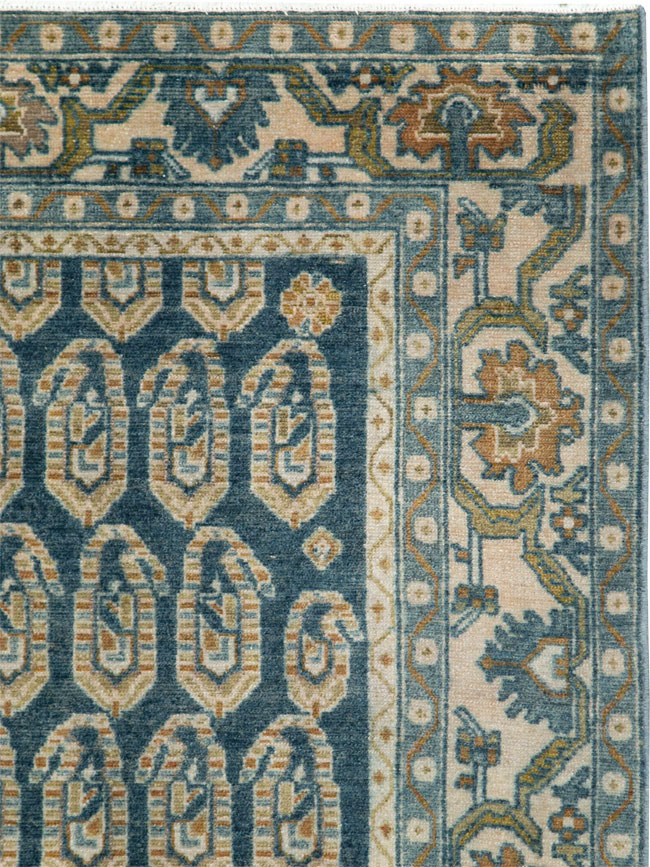 Vintage Persian Malayer Accent Rug, No.28808 - Gss