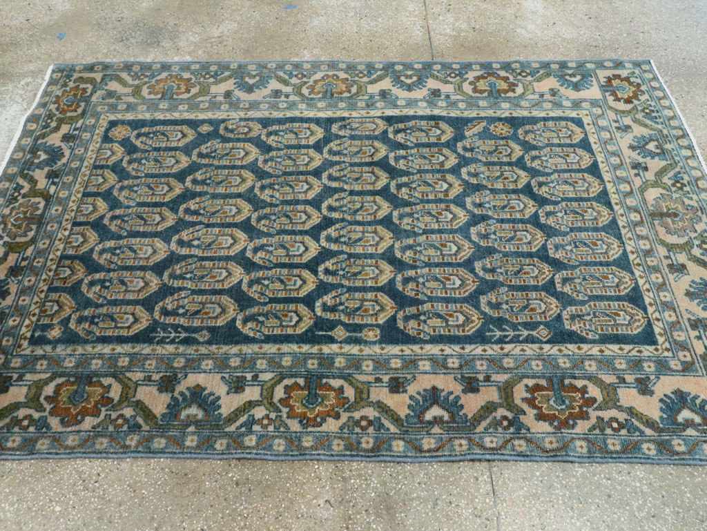 Vintage Persian Malayer Accent Rug, No.28808 - Gss