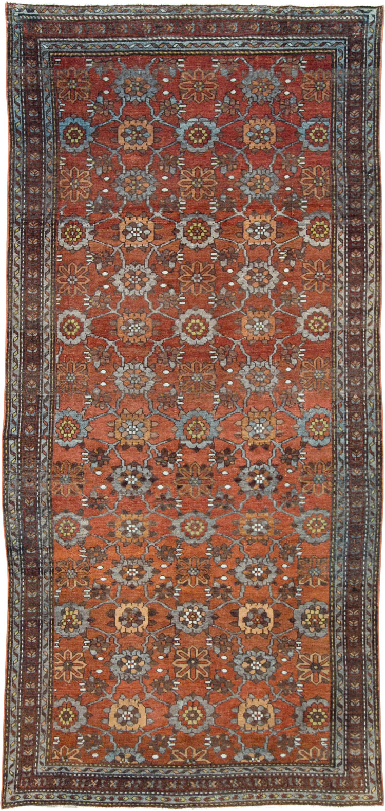 Vintage Persian Malayer Gallery Rug, No.28811 - Gss