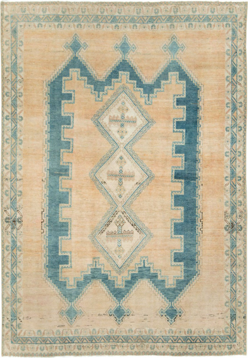 Vintage Persian Afshar Accent Rug, No.28812 - Gss