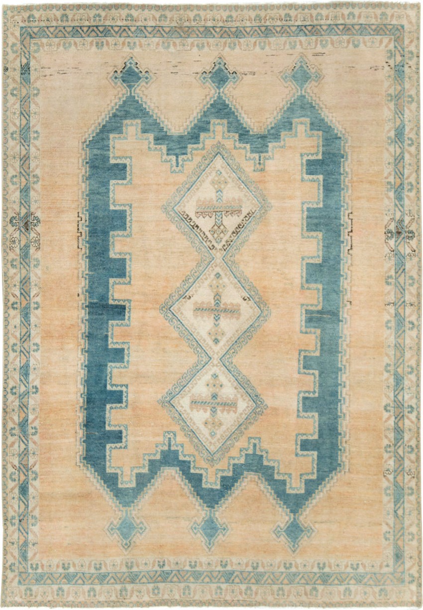 Vintage Persian Afshar Accent Rug, No.28812 - Gss