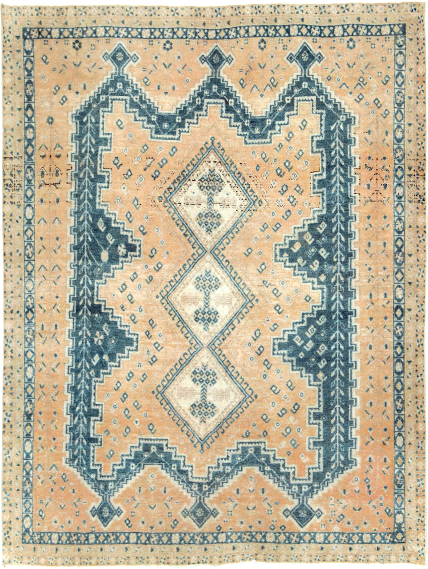 Vintage Persian Afshar Accent Rug, No.28813 - Gss