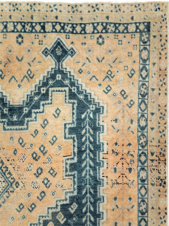 Vintage Persian Afshar Accent Rug, No.28813 - Gss