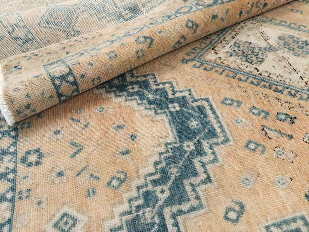 Vintage Persian Afshar Accent Rug, No.28813 - Gss