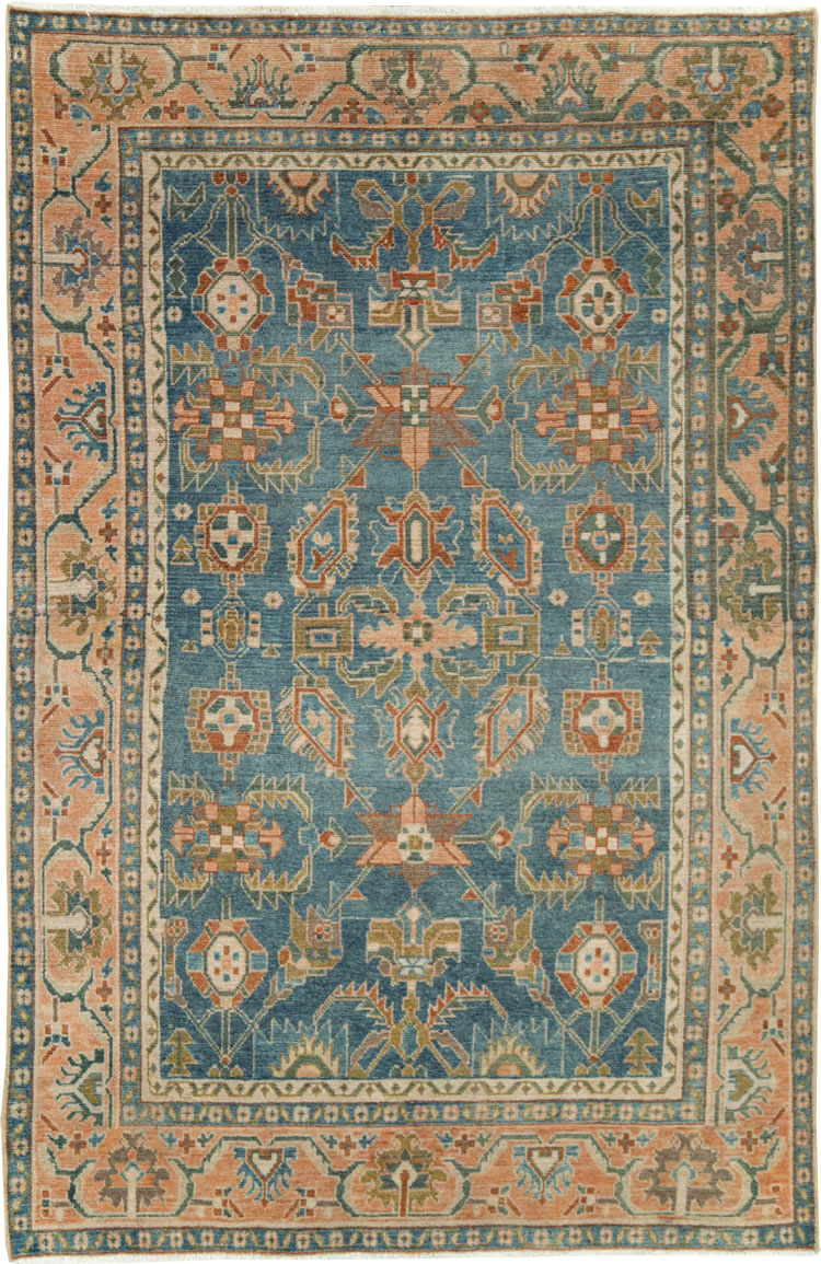 Vintage Persian Malayer Accent Rug, No.28817 - Gss