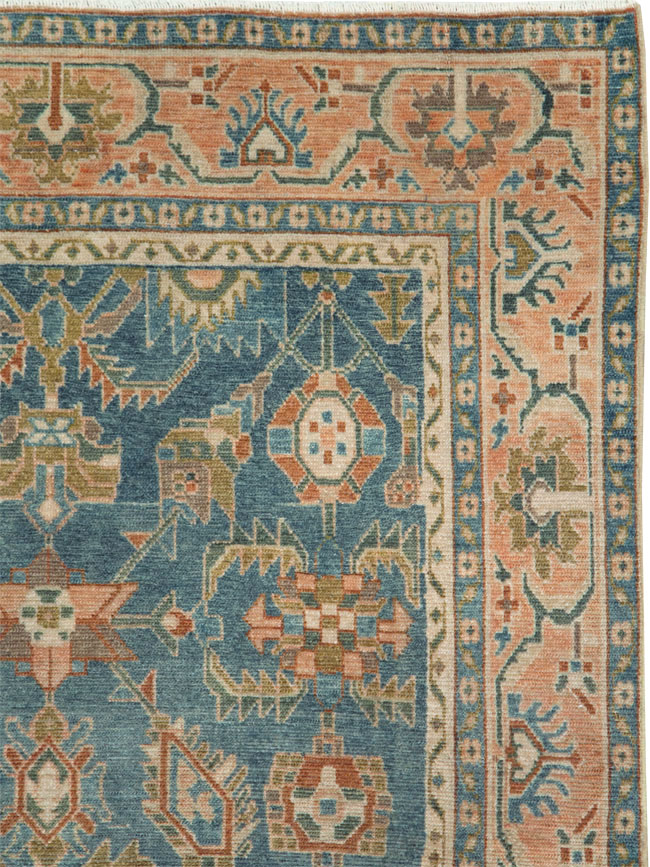 Vintage Persian Malayer Accent Rug, No.28817 - Gss