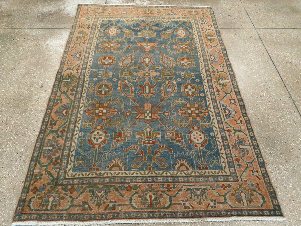 Vintage Persian Malayer Accent Rug, No.28817 - Gss