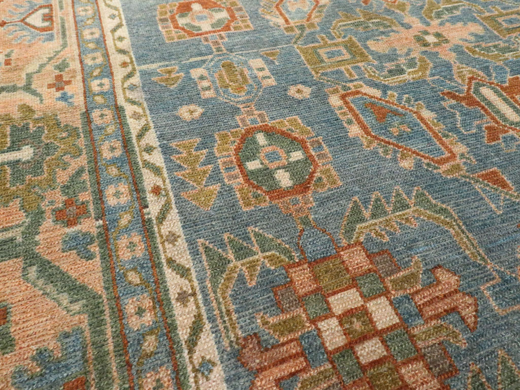 Vintage Persian Malayer Accent Rug, No.28817 - Gss
