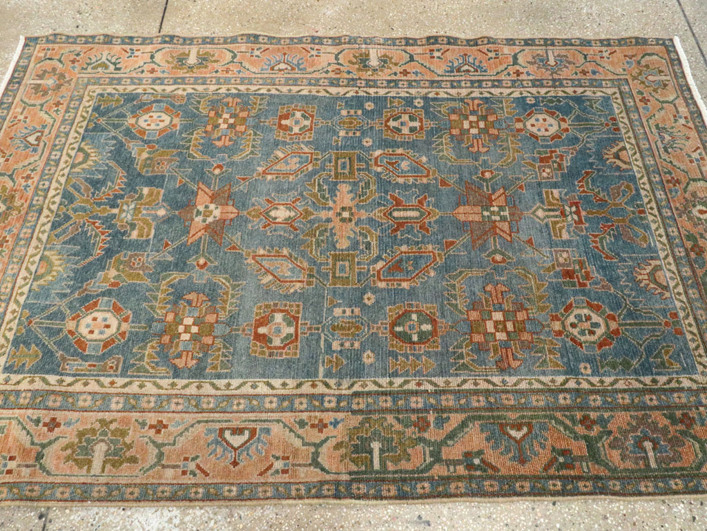 Vintage Persian Malayer Accent Rug, No.28817 - Gss