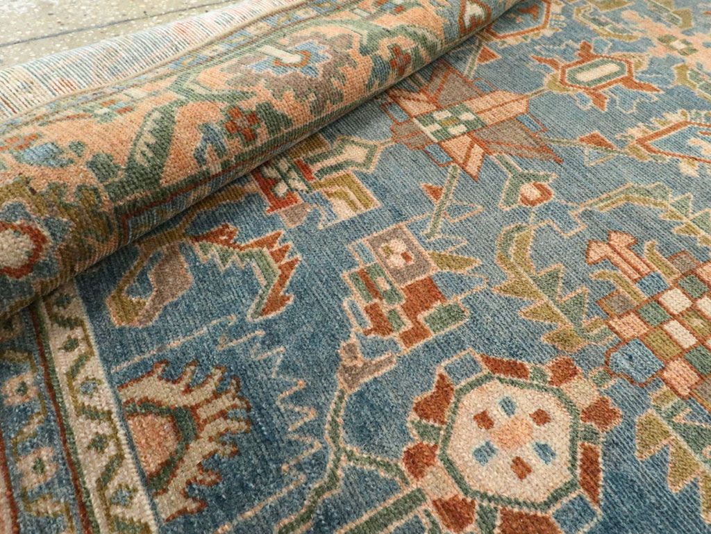 Vintage Persian Malayer Accent Rug, No.28817 - Gss