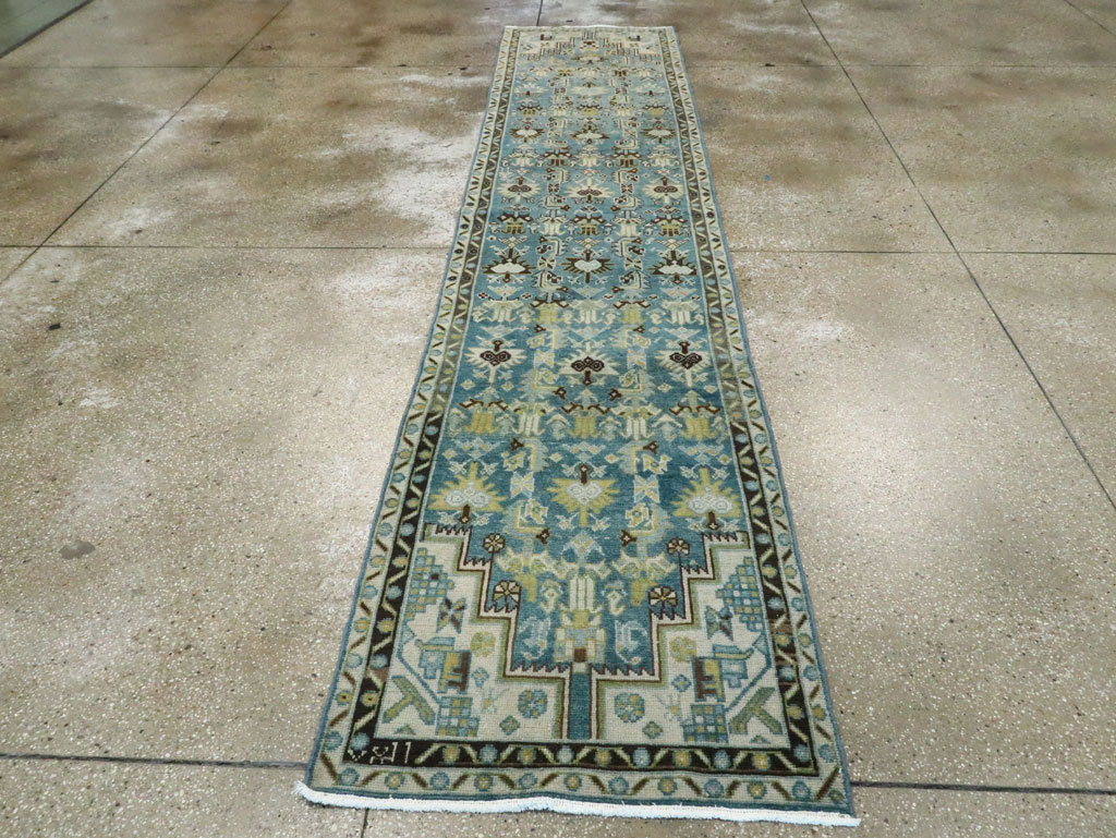 Antique Persian Malayer  Runner, No.28821 - Gss