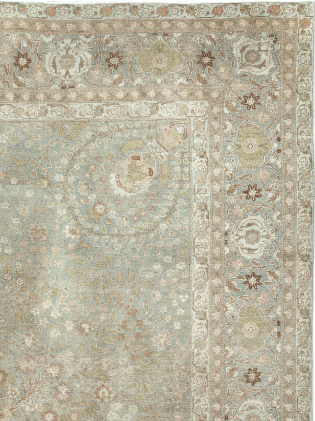 Antique Persian Tabriz Room Size Carpet, No.28822 - Gss