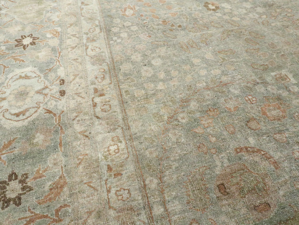 Antique Persian Tabriz Room Size Carpet, No.28822 - Gss