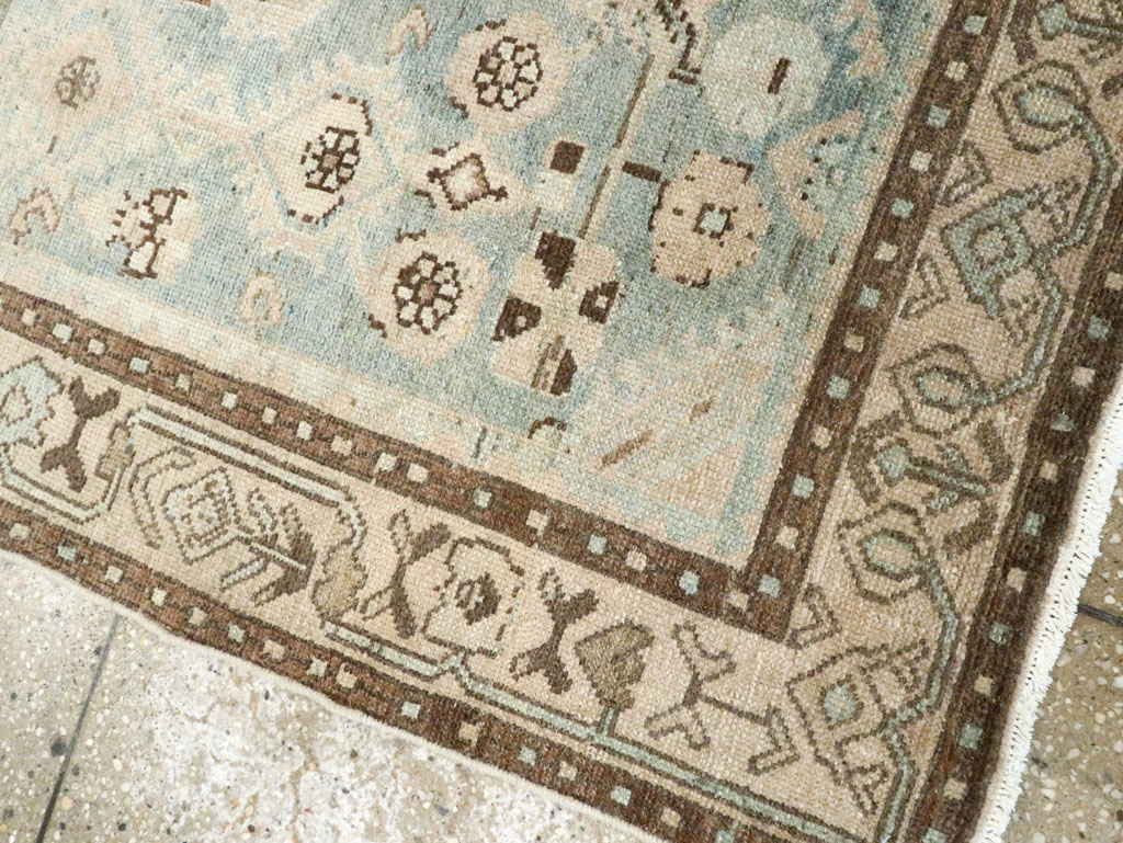 Vintage Persian Malayer Throw Rug, No.28823 - Gss