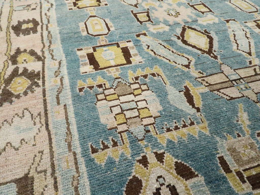 Vintage Persian Malayer Accent Rug, No.28826 - Gss