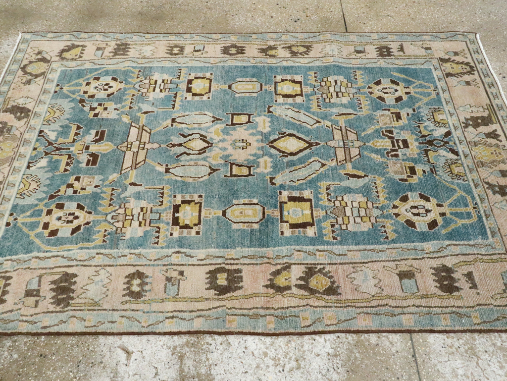 Vintage Persian Malayer Accent Rug, No.28826 - Gss