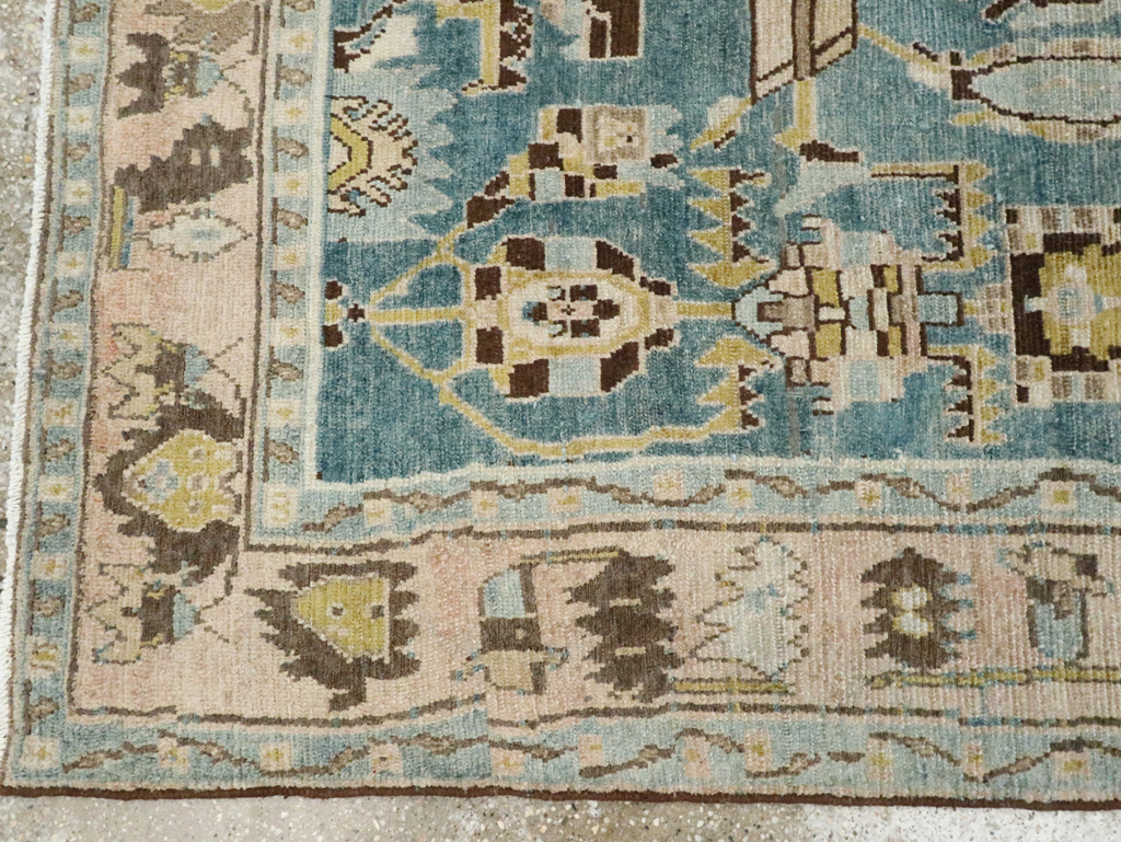 Vintage Persian Malayer Accent Rug, No.28826 - Gss