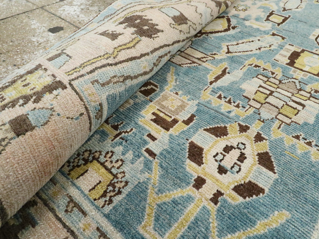 Vintage Persian Malayer Accent Rug, No.28826 - Gss