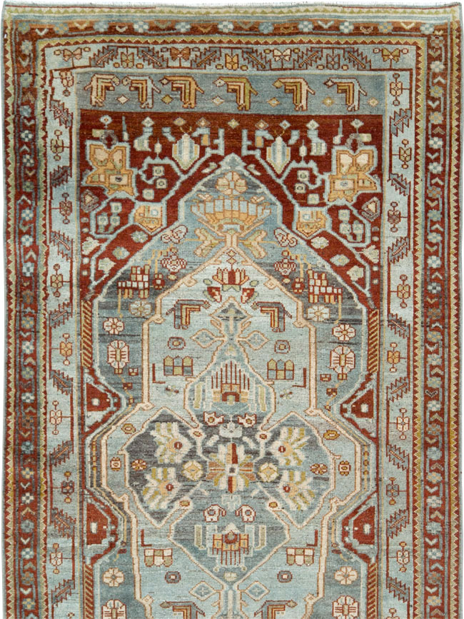 Vintage Persian Malayer Runner, No.28827 - Gss