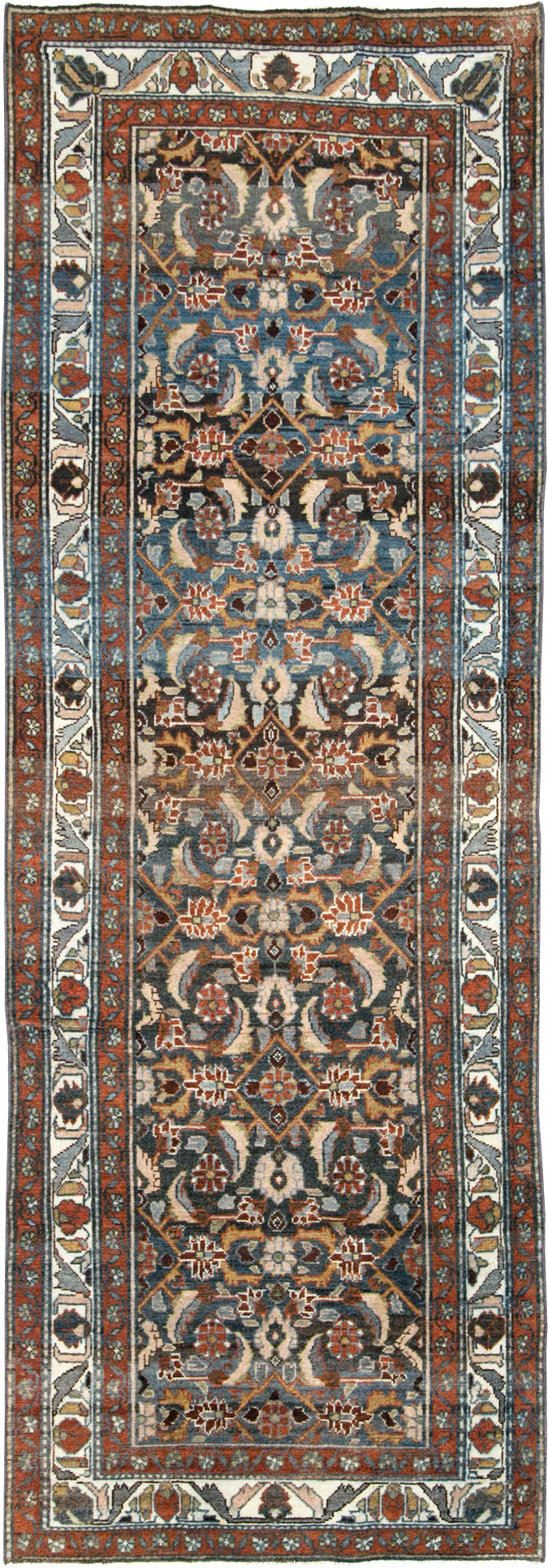 Antique Persian Malayer Runner, No.28839 - Gss