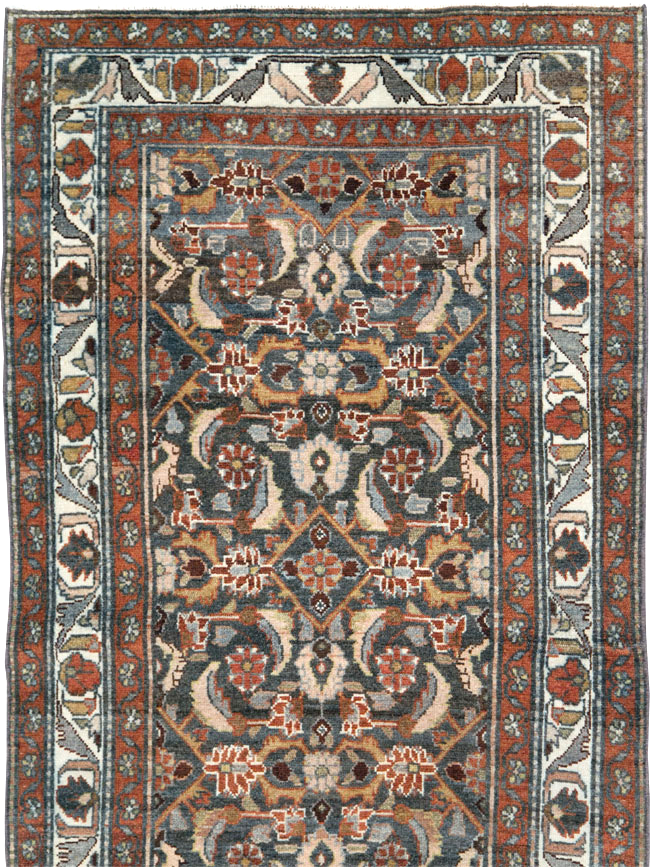 Antique Persian Malayer Runner, No.28839 - Gss