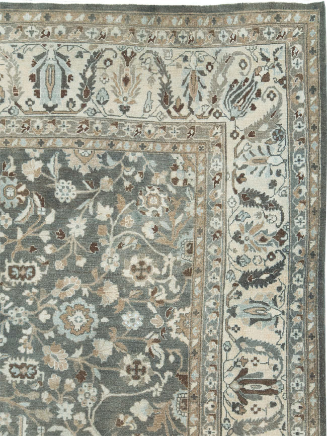 Vintage Persian Malayer Room Size Carpet, No.28842 - Gss