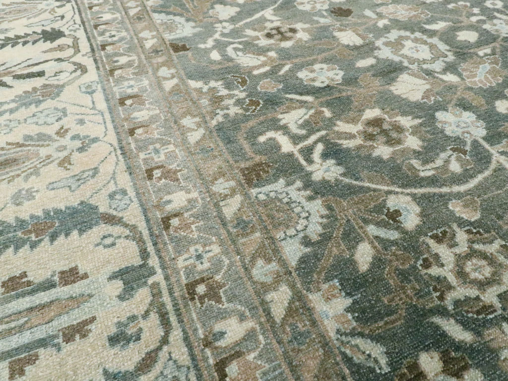 Vintage Persian Malayer Room Size Carpet, No.28842 - Gss