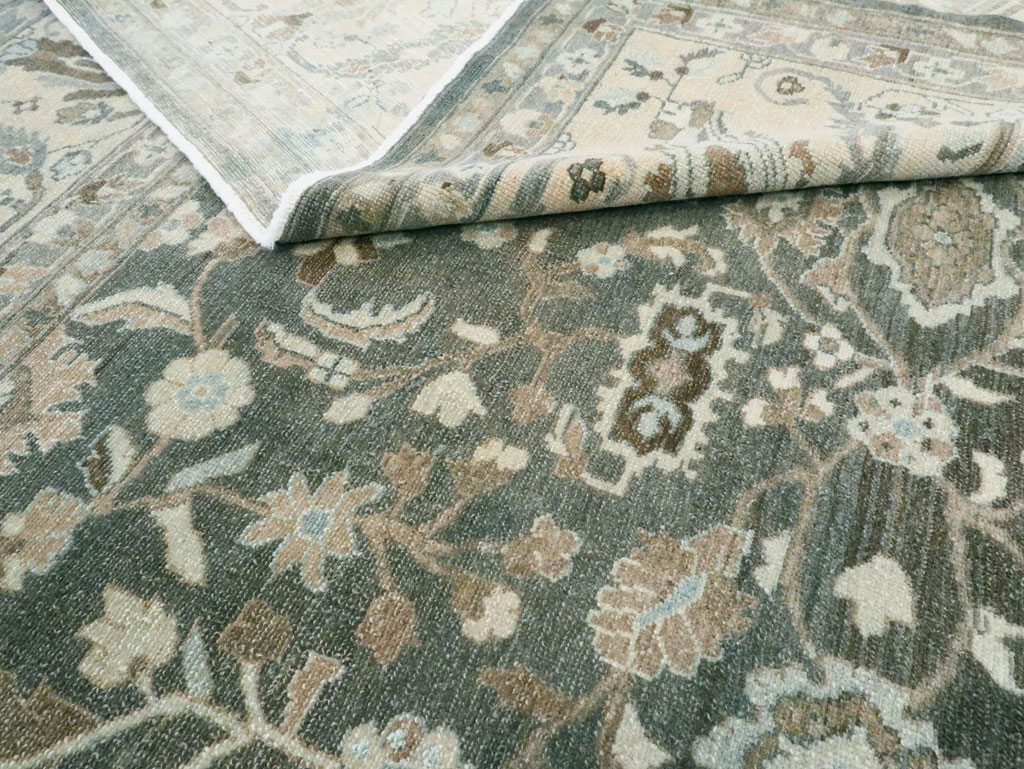 Vintage Persian Malayer Room Size Carpet, No.28842 - Gss