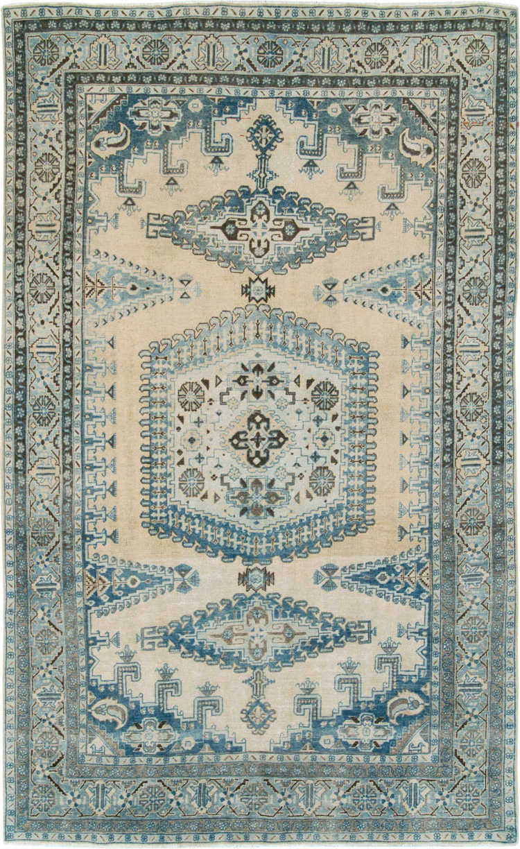 Vintage Persian Veece Accent Carpet, No.28843 - Gss
