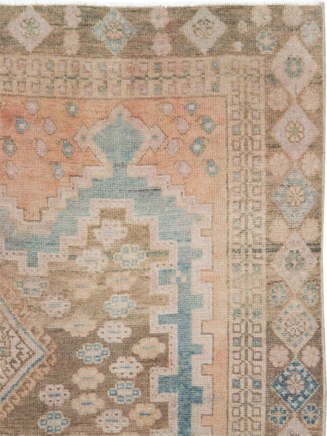 Vintage Persian Afshar Accent Rug, No.28846 - Gss