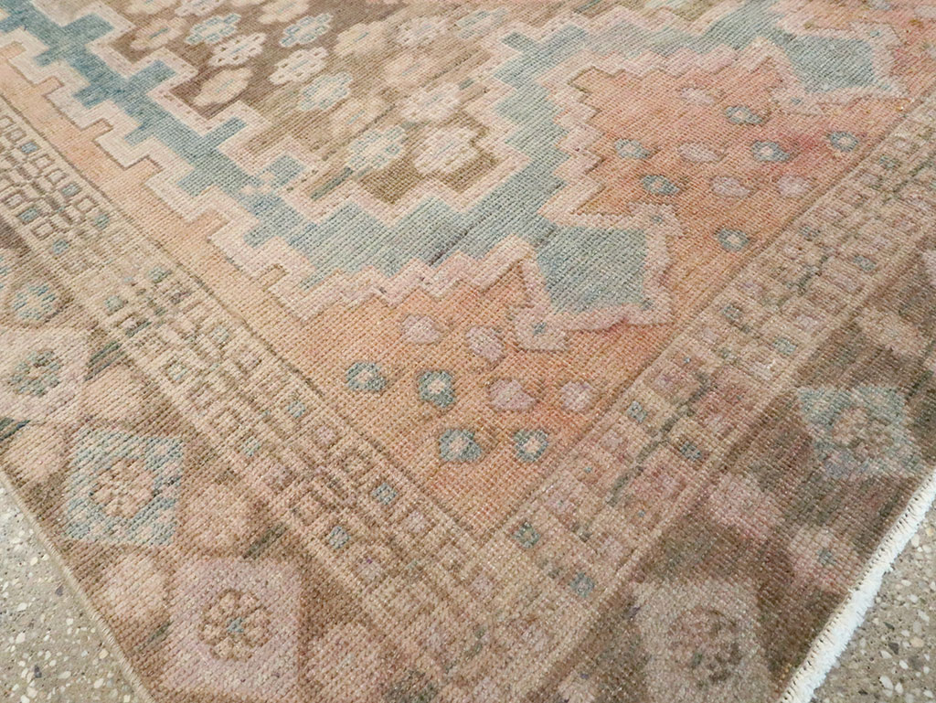 Vintage Persian Afshar Accent Rug, No.28846 - Gss