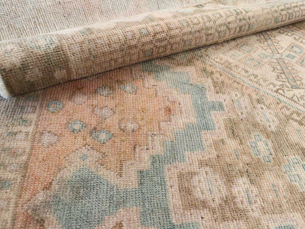 Vintage Persian Afshar Accent Rug, No.28846 - Gss