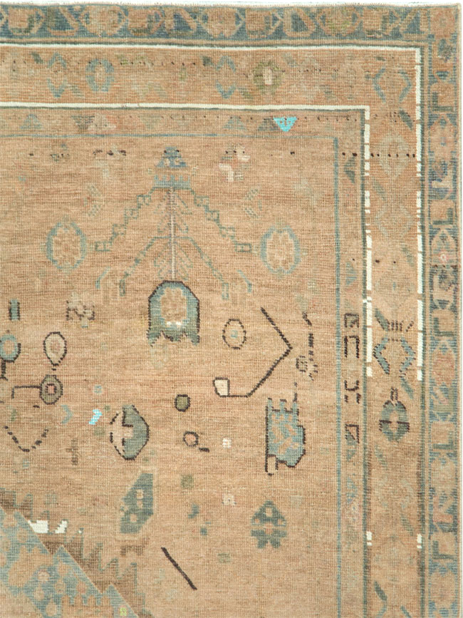 Vintage Persian Afshar Accent Rug, No.28849 - Gss