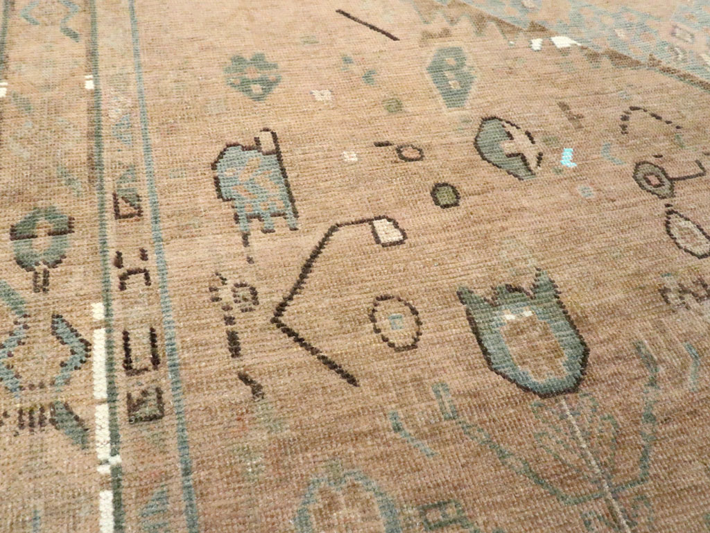 Vintage Persian Afshar Accent Rug, No.28849 - Gss