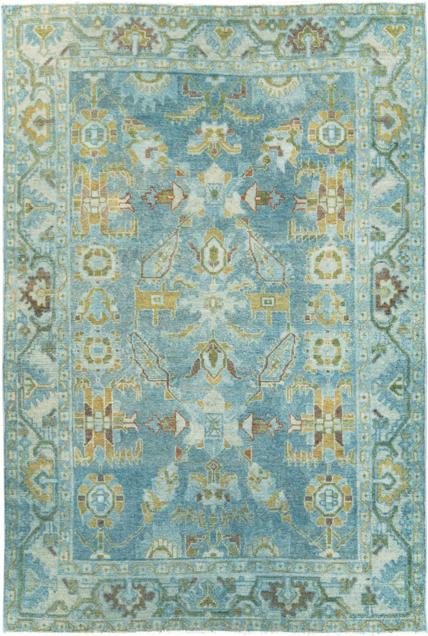 Vintage Persian Malayer Accent Rug, No.28850 - Gss