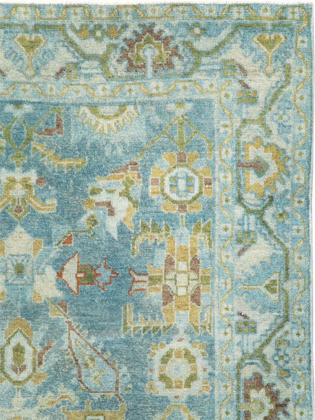 Vintage Persian Malayer Accent Rug, No.28850 - Gss