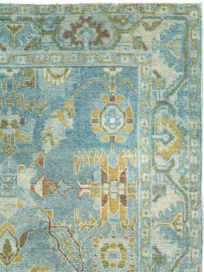 Vintage Persian Malayer Accent Rug, No.28850 - Gss