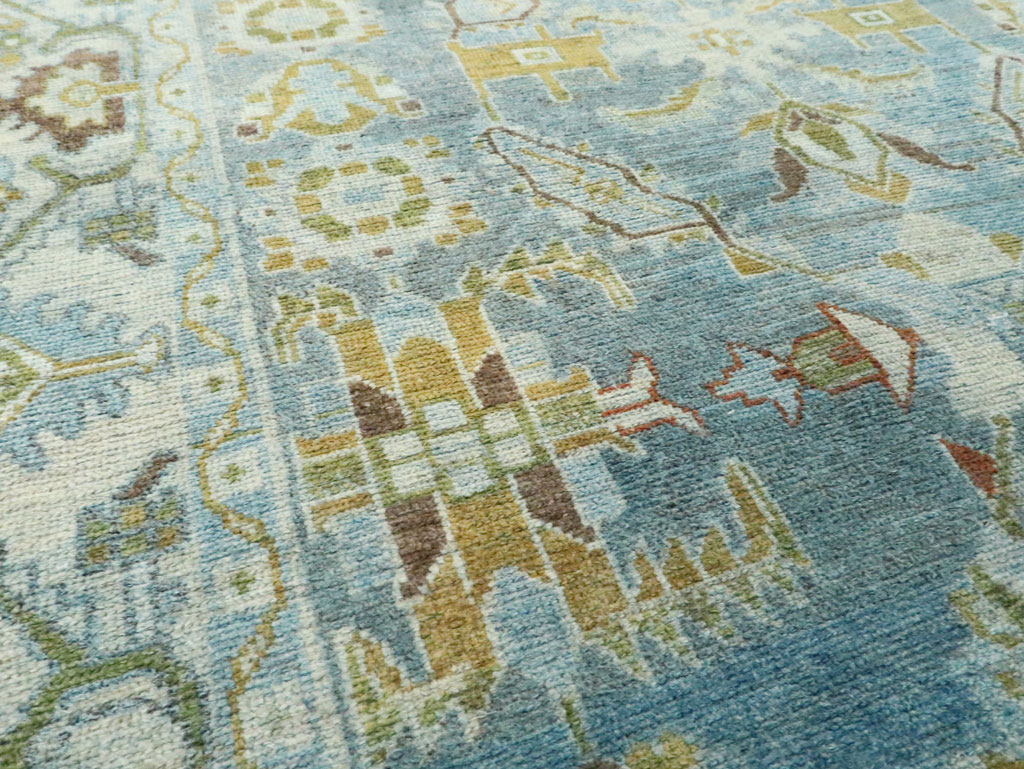 Vintage Persian Malayer Accent Rug, No.28850 - Gss