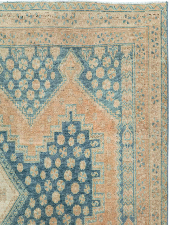 Vintage Persian Afshar Accent Rug, No.28851 - Gss